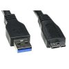 USB kabel (3.0)  USB A samec - USB micro A samec  2m  černý