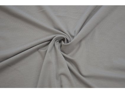Viskózový úplet - jednolíc - světle šedý
