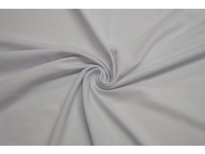 Viskozový úplet elastický - bílá