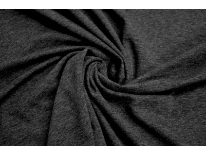 Viskózový úplet - jednolíc - grafit