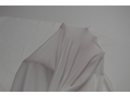 Plavková podšívka elastická hladká - bílá