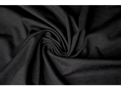 Černý elastický viskózový úplet