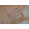 Elastický tyl - meruňková - splývavý