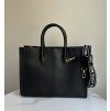 Dámská kabelka Mirella medium ew tote černá kožená