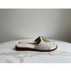 dámské pantofle Michael Kors Hannah flat slide vanilla