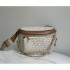 Michael Kors Slater medium chain sling pack dámská ledvinka & kabelka - vanilla monogram