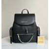 dámský batoh Michael Kors Jet set item medium chain backpack černý