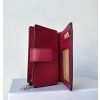 Michael Kors dámská peněženka Jet set travel Bifold medium dk raspberry