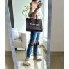 Dámská kabelka Mirella medium ew tote hnědá monogram