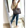 Dámská kabelka Mirella medium ew tote hnědá monogram