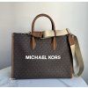 Dámská kabelka Mirella medium ew tote hnědá monogram