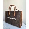 Dámská kabelka Mirella medium ew tote hnědá monogram