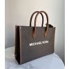 Dámská kabelka Mirella medium ew tote hnědá monogram