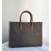 Dámská kabelka Mirella medium ew tote hnědá monogram