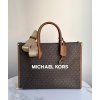 Dámská kabelka Mirella medium ew tote hnědá monogram