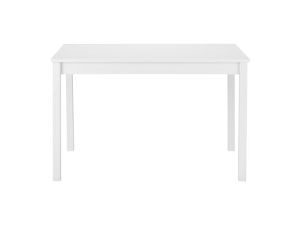 Bílý jídelní stůl Zavalla 118 x 75