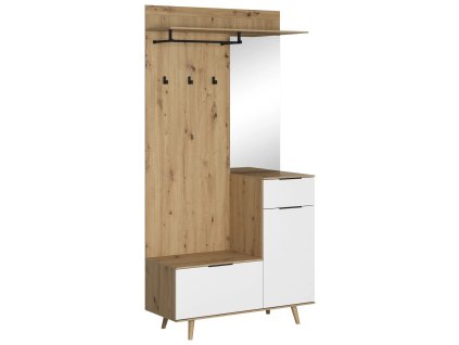 XORA Kompaktgarderobe NORDIC 5907758726334 Eiche Artisan 1077278