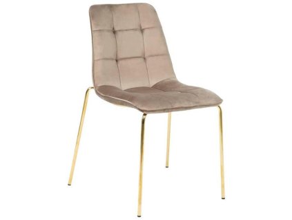 Hnědá židle Golden III