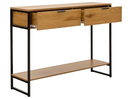 Hnědý konzolový stolek Charles