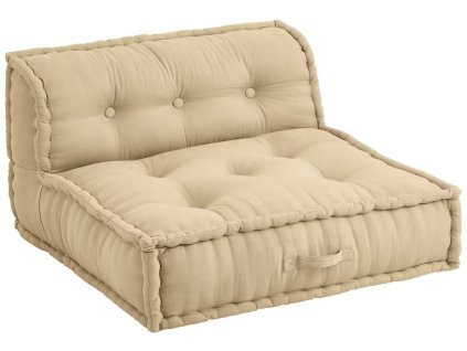 Taupe modulární podlahový taburet Montana