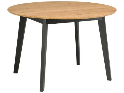 Hnědý rozkládací jídelní stůl Lowell 120/200 x 120