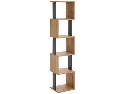 Hnědý vysoký regál Henry