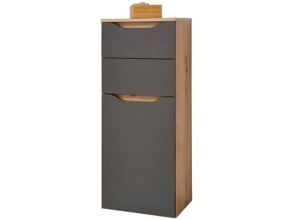 Antracitová skříňka Currie