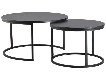 Set černých konferenčních stolků Vega