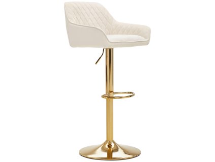 Bílozlatá barová židle Paris
