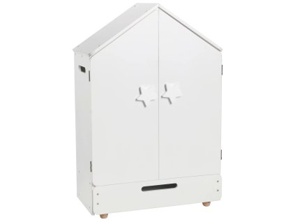 Bílý dětský šatník Cecelia