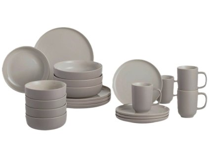 Taupe kombinovaná souprava, 20 dílná kamenina Jannis 2