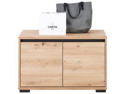 Hnědá botníková lavice Xena