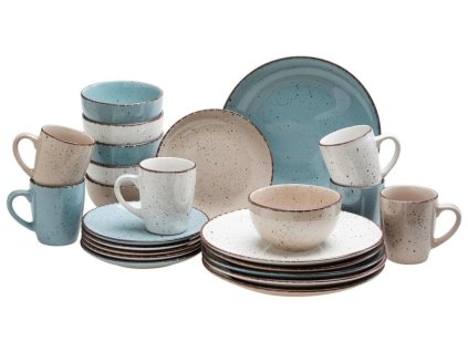 Kombinovaná souprava 24 dílná kamenina Funk