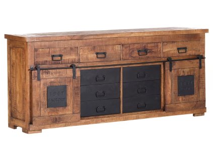 Masivní široká komoda Rustika II