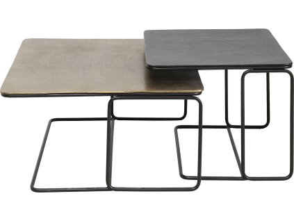 zestaw dwoch stolikow kawowych a