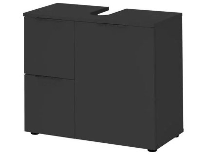 Antracitová skříňka pod umyvadlo Shaw