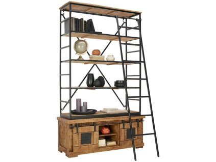 Masivní knihovna Rustika