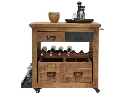 Masivní servírovací stolek Malcom