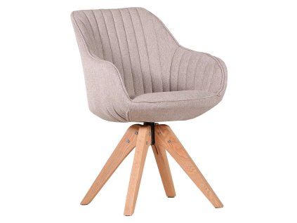 Béžové otočné křesílko Reno