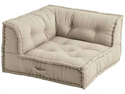 Taupe podlahový taburet Montana III