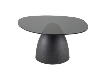 Černý skleněný konferenční stolek Felix