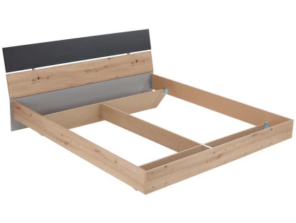 Hnědá rámová postel Cortez 180 x 200