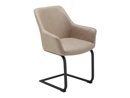 Koňakové konzolové křesílko Daniell