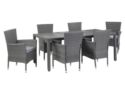 Šedý zahradní set Diana