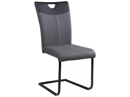 Šedá konzolová židle Falco
