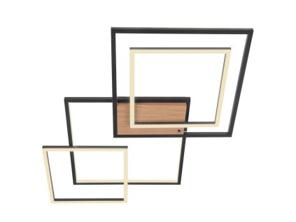 Hnědo černé stropní LED svítidlo Marcus