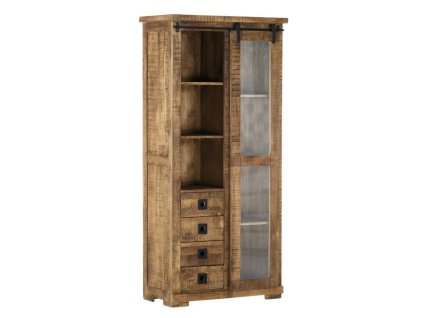 Masivní vitrínová skříň Glory