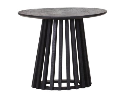 Černý masivní odkládací stolek Bray II