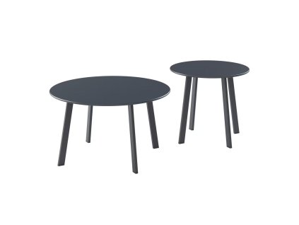 Set černých konferenčních stolků Hoyt