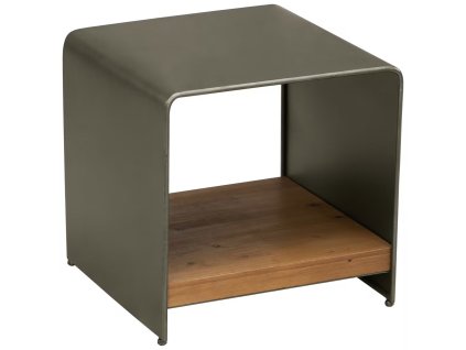 Antracitový odkládací stolek Rosetta